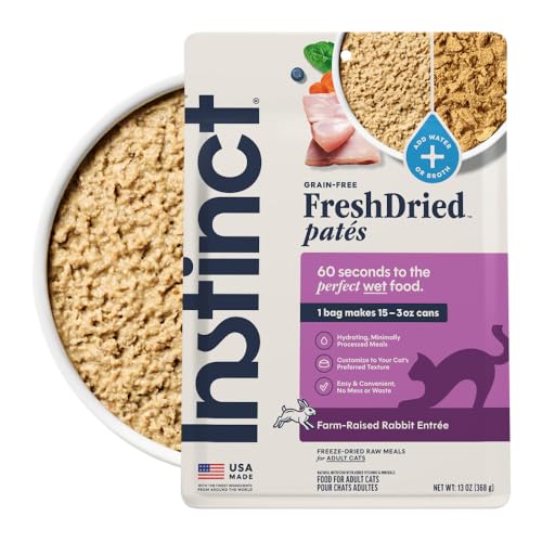 Instinct FreshDried Pates, Freeze Dried Cat Food, Grain Free -