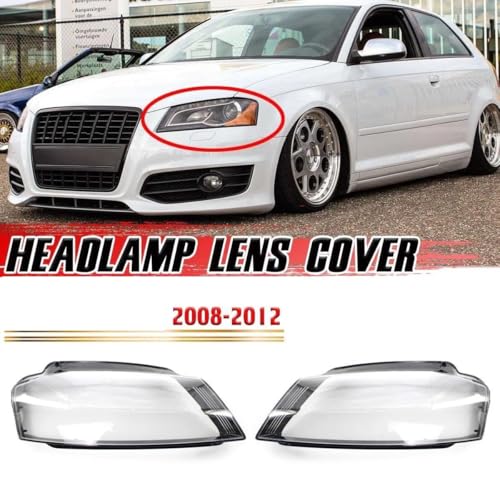 Couvercle de phare avant gauche pour Audi A3 S3 RS3 8P Facelift 2008-2012