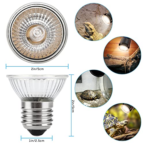 Holres Lampada Riscaldante Tartarughe 50W Lampada