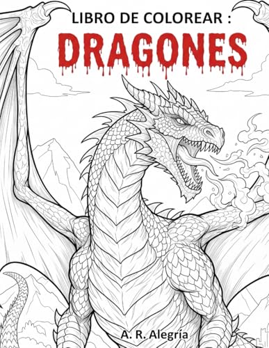 Libro de colorear: Dragones