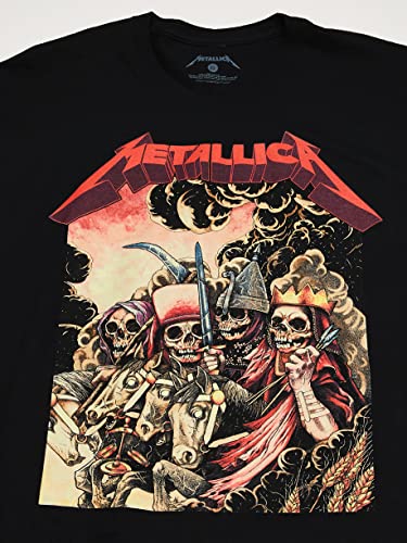 maumaumau様 Metallica Camiseta masculina Standard Damage Inc Tour, Preto