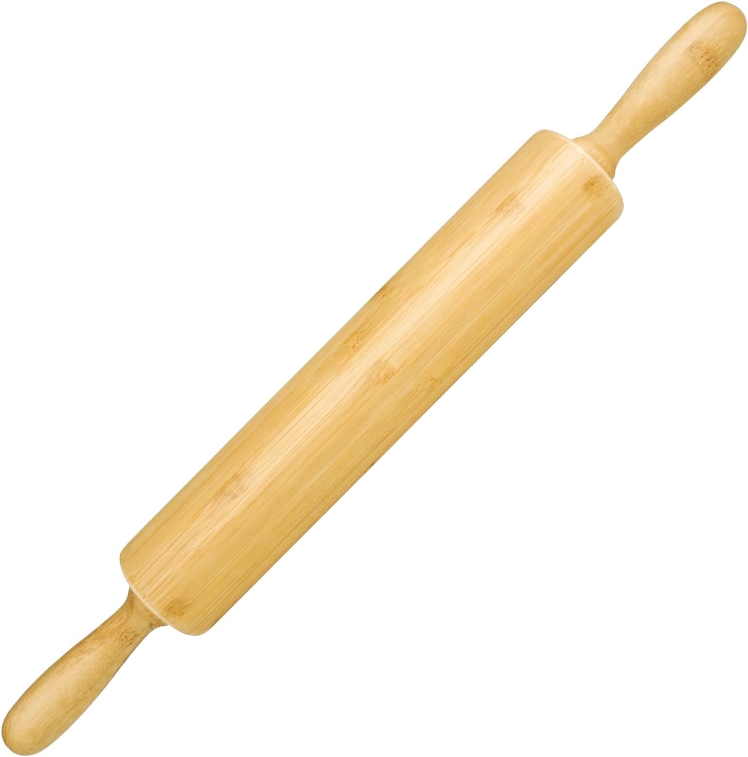 17.5 inch Wooden Rolling Pin for Baking – Long Dough Roller for All Baking Needs 17.5 inch Wooden Rolling Pin for Baking – Long Dough Roller for All Baking Needs