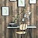 RoomMates RMK10841WP Dark Weathered Plank Peel and Stick Wallpaper, Brown, 20.5