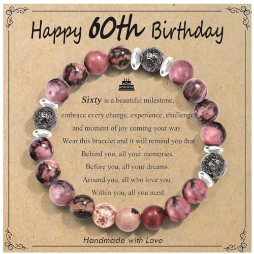 Bracelet de perles pour maman et tante : cadeau unique d'anniversaire pour amies et sœurs