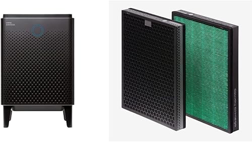 Miniatura 1 de Coway Airmega - Purificador de aire inteligente de 400 pulgadas de grafito/plata con cobertura de 1,560 pies cuadrados y AIRMEGA Max 2 filtros de