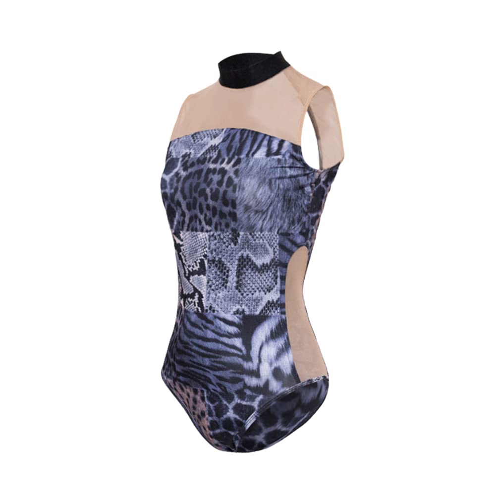 ROYAL SMEELA body per danza classica body balletto body danza classica donne Leotards Danza Ginnastica Body Leotard danza classica adulto body Leopardo body ginnastica pattinaggio artistico donna