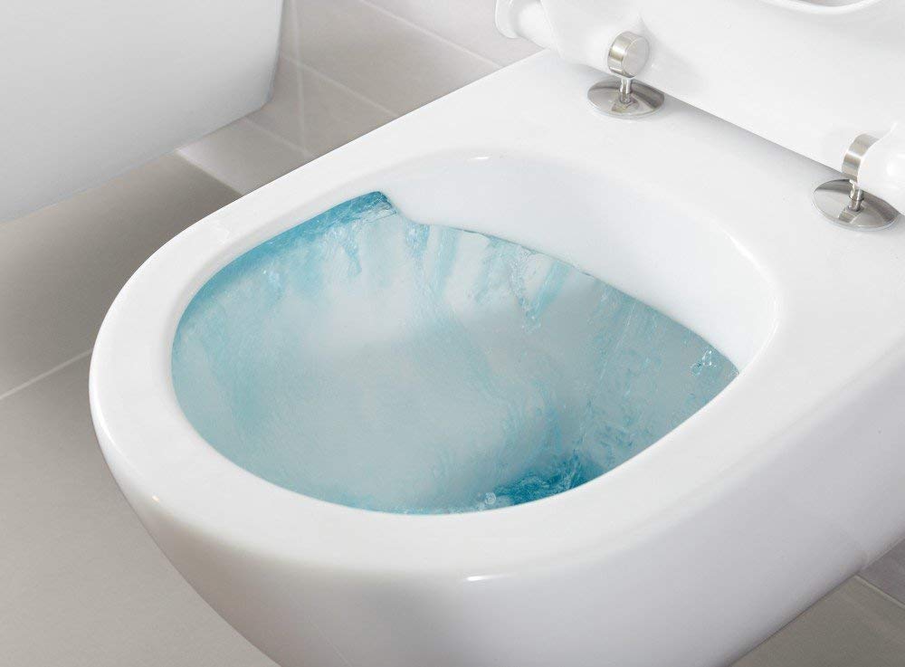 Villeroy & Boch O.Novo 5660HRR1 C-plus WC sospeso con sedile, sistema DirectFlush senza brida