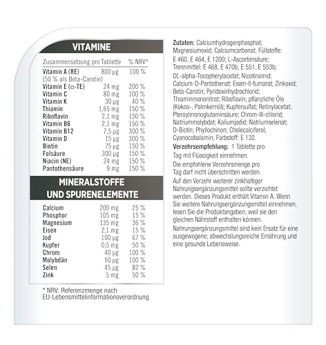 Centrum Für Ihn 50+ 60 St. Multivitamin Tabletten, Nahrungsergänzungsmittel – Ansicht 5