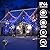 Vanthylit Christmas Projector Lights Outdoor, White Blue Snowflakes Projection Outside, Waterproof LED Landscape Christmas Light for Window Yard House Party Xmas Indoor Decor