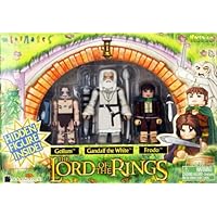 Señor de la rings-mini-mates 4 unidades (Gollum, Gandalf, Frodo