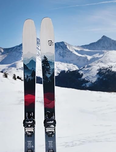 Miniatura 4 de Icelantic All-Mountain Carbonium 2122 Pioneer 86 - Esquís alpinos para hombre de nivel intermedio, 182
