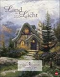 kinkade puzzle  Land im Licht. Wandkalender 2020. Monatskalendarium. Spiralbindung. Format 34 x 44 cm