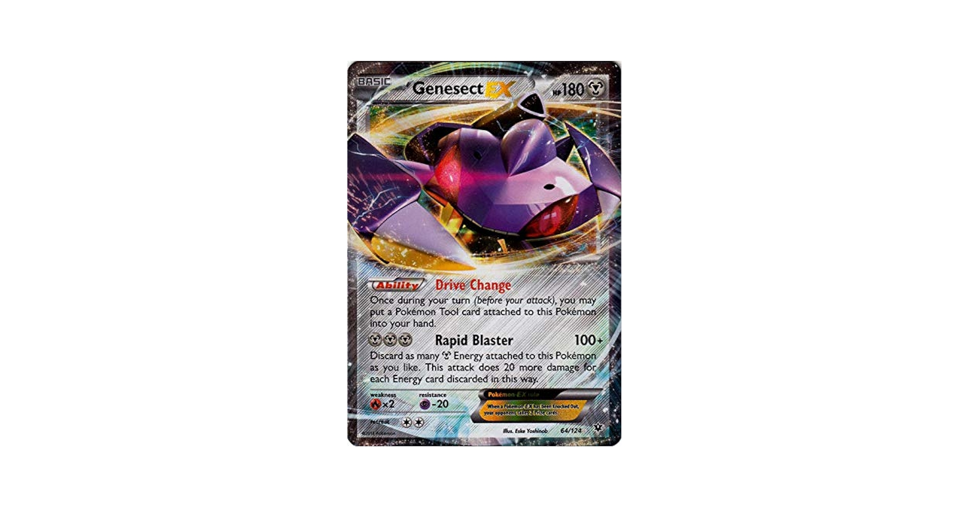 Amazon.co.jp: Pokemon - Genesect-EX (64/124) - XY Fates