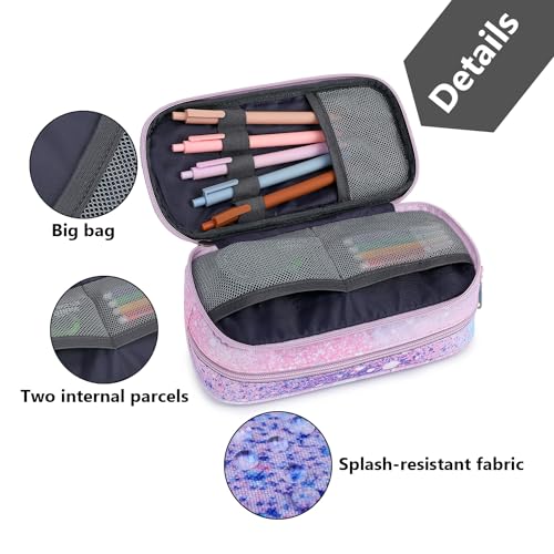 Image of Mountain guest Pencil Cases for kids, Large Capacity Pencil Pouch, Office College School Marker Organizer Case pen for Men Women Adult Teens