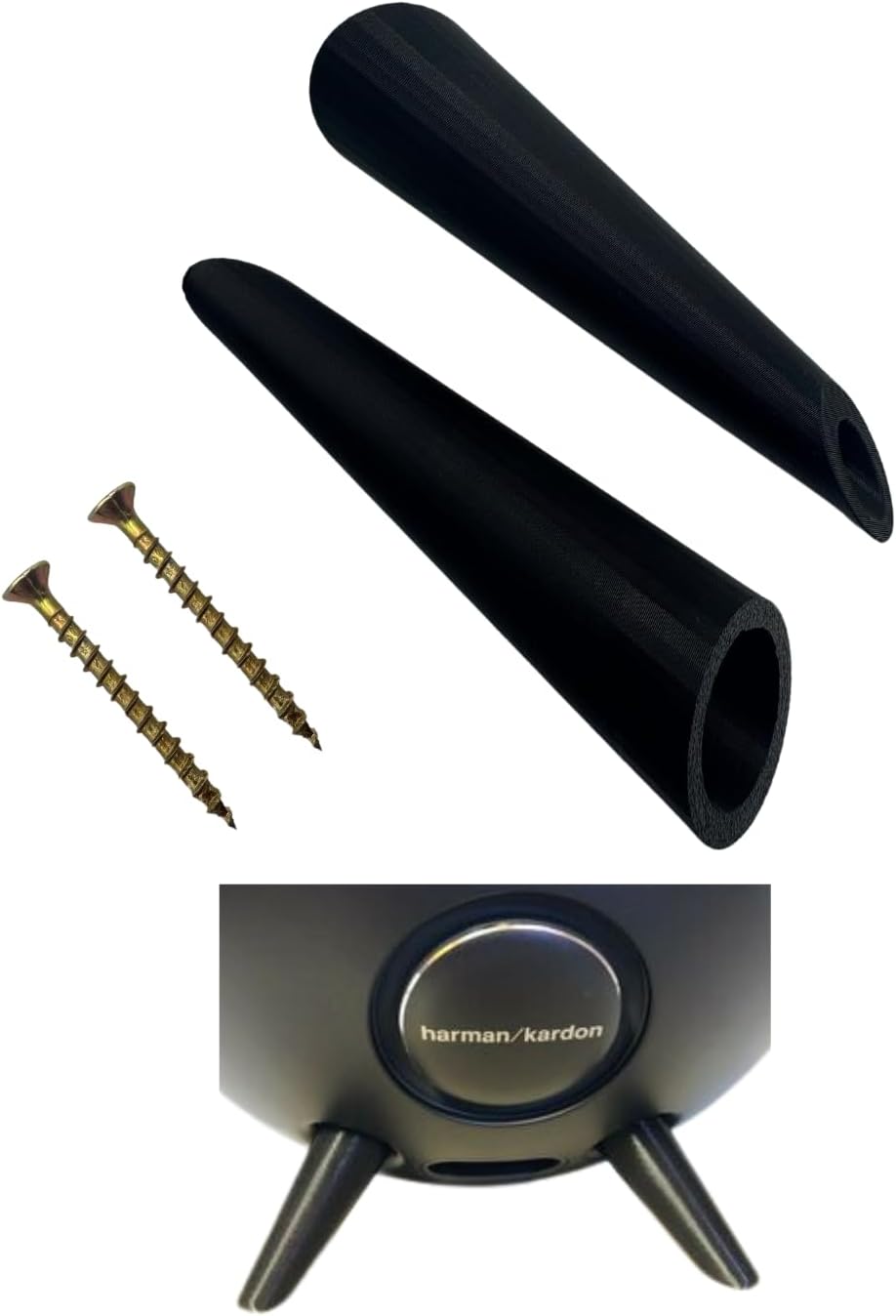 Replacement Legs for Harman Kardon Onyx Studio 1 and 2 Speakers (Black)