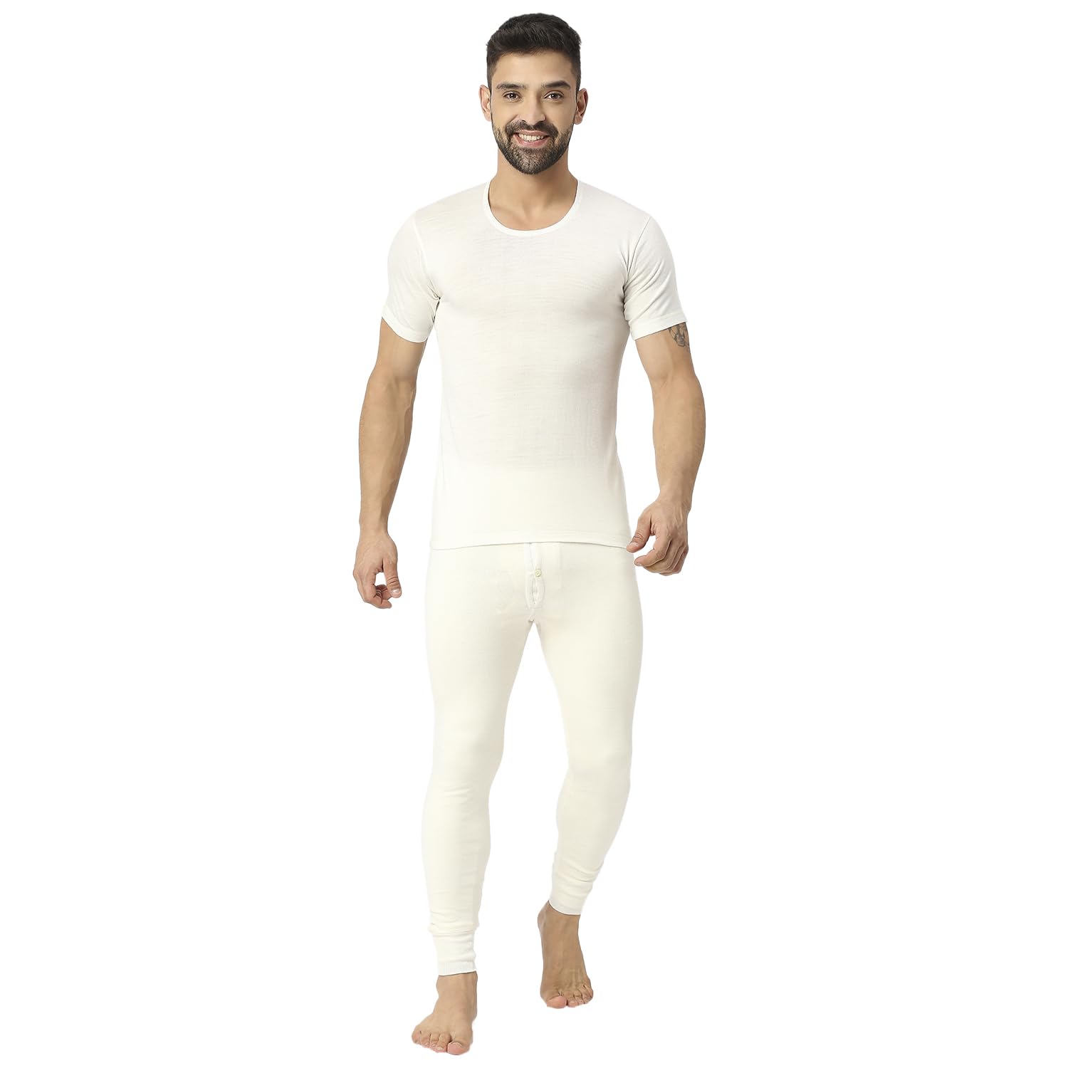 Men Wool Blend Full Length Leggings