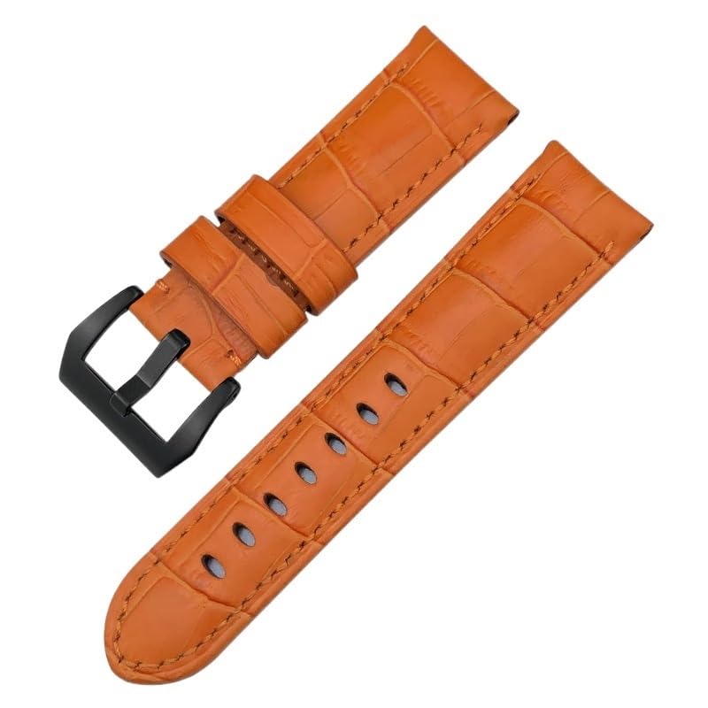 Bracelet montre Panerai LUMINOR 1950 PAM013012 cuir crocodile look urbain chic