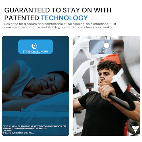 Image of Oxyclip Magnetic Nasal Strips -India's #1 Magnetic Nasal Strip | Extra Strength Snoring Relief | Boost Oxygen, Improve Sleep & Facial Structure | Skin-Safe, Reusable - pack of 15 (Medium, 15, count)