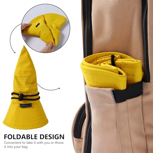 Image of UPF 50+ Bucket Sun Hat with Laser Perforated Mesh Cooling Adjustable Breathable Lightweight for Outdoor Men Women