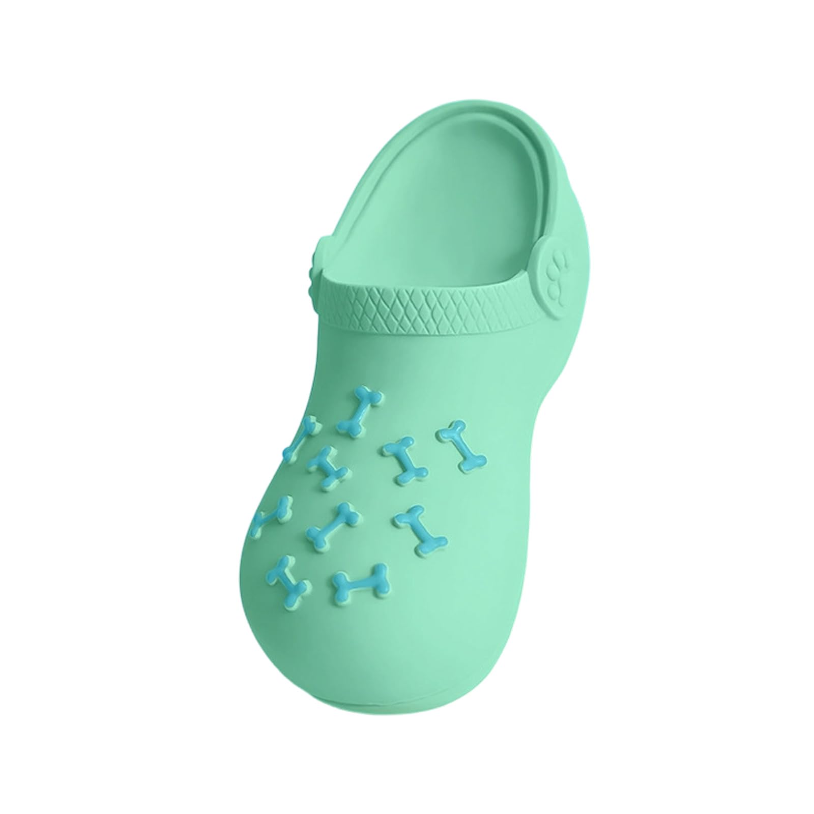 MICFENY Latex Chew Resistant Dog Slipper With Squeaker Sound Chewing Toy For Large Dogs Teeth Bumps