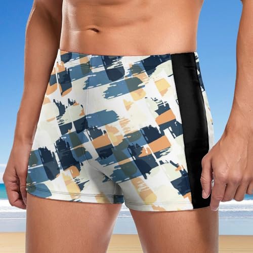 Swim briefs jaune homme boxer extensible séchage rapide - 2