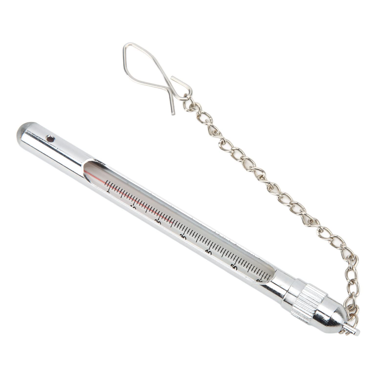 C Act and Thermomètre de Pêche Outil de Mesure de la Température de l'eau avec Mousqueton, Idéal pour les Pêcheurs à la Mouche