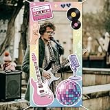 WADORN Music in My Era - Marco de fotos para decoración de fiestas, fondo de