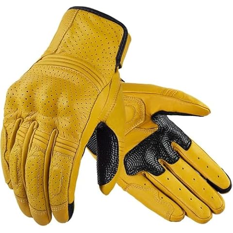 Gants de Moto ZYREHAW en Peau de Chèvre Cover