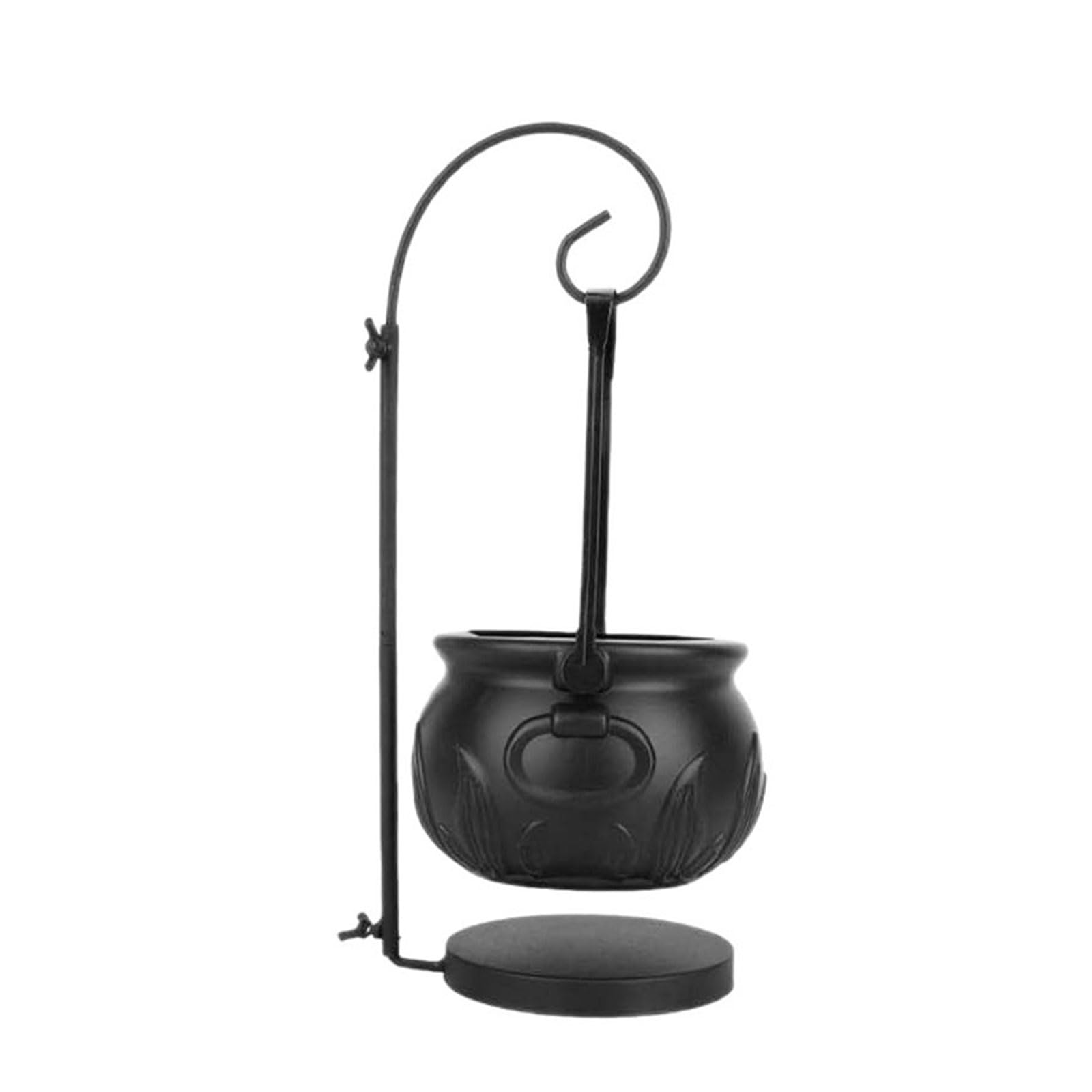 Msioytog Eerie Metal Witch Bucket Halloween Party Decoration Candy Container for Themed Gatherings Home or Classroom Activities Halloween Tabletop Decoration Witch Jar