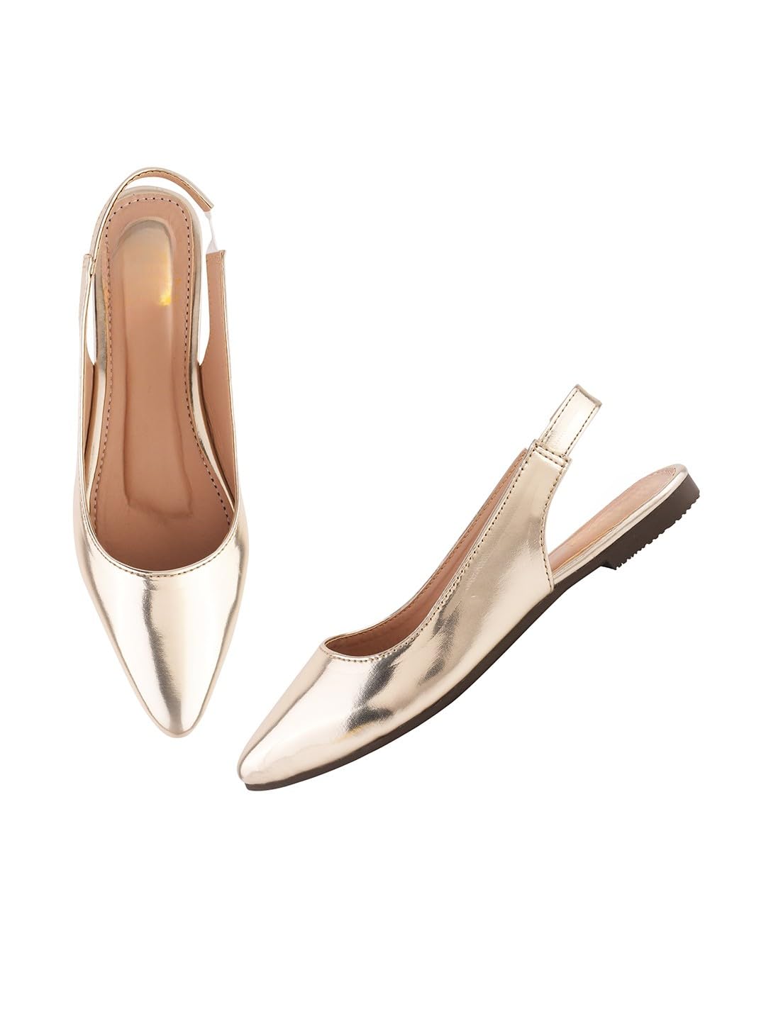 Women's Pointed Toe Slingback Flats – Stylish Slip-On Casual Ballerinas Ethnic Party Block Heels Mules Sandals Classic-image-44