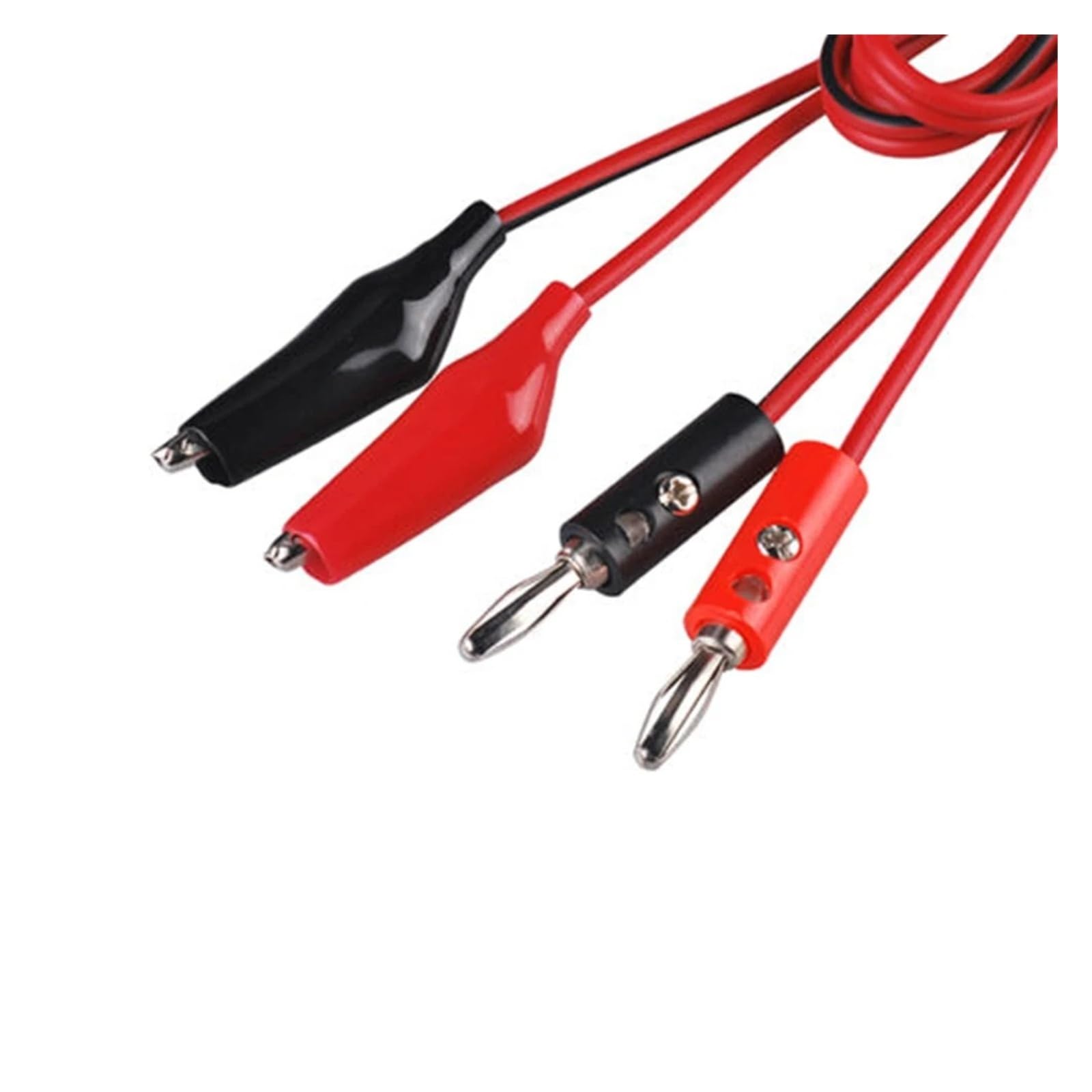 1 m Banana to Crocodile Clip Test Lead Double-End for Multimetr