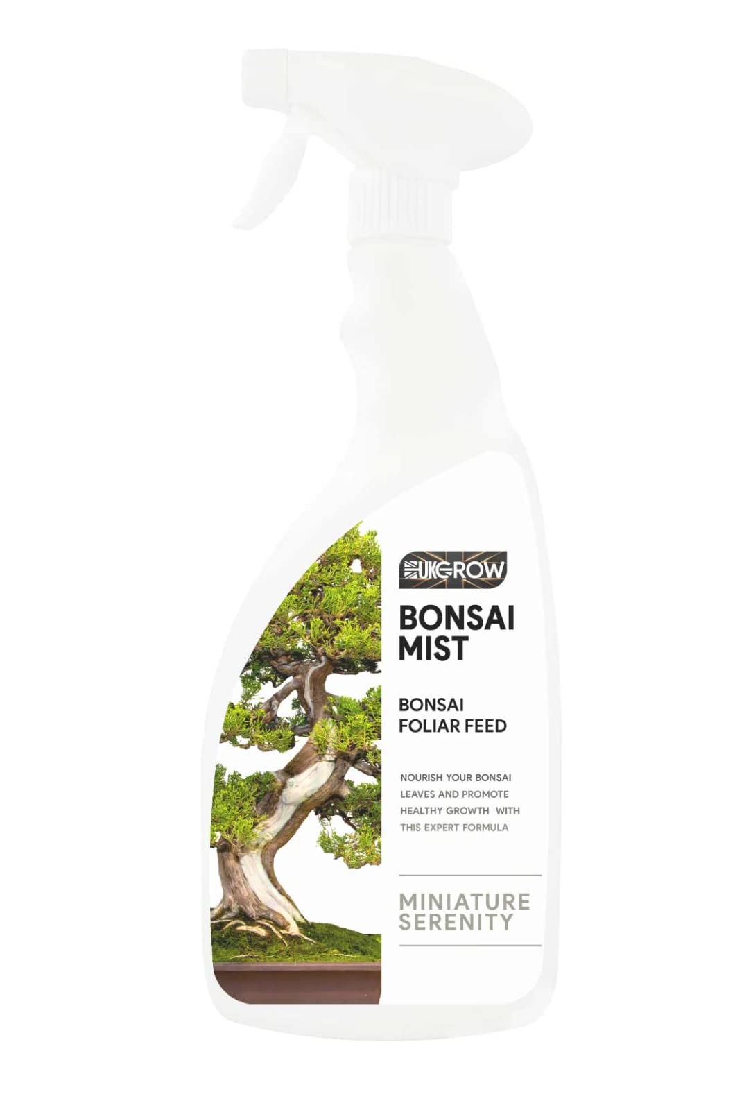 UK GROW 500ml Bonsai Plant Specialised Foliar Spray - Boost Growth, Health, and Yield of Your Plants (500ml, Bonsai Foliar Myst)