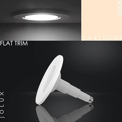 Miniatura 2 de Luces LED de altura ajustable de 56 pulgadas, paquete de 6 unidades, 800 lúmenes de luz diurna de 5000 K, regulable, 12 W  60 W, clasificación de