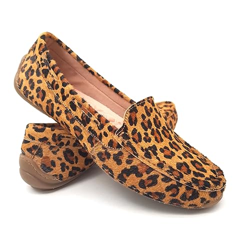 Mocassim Feminino Brunet Onça Em Couro Legitimo Liliah Shoes (Oncinha, BR, Adulto, Numérico, 36)