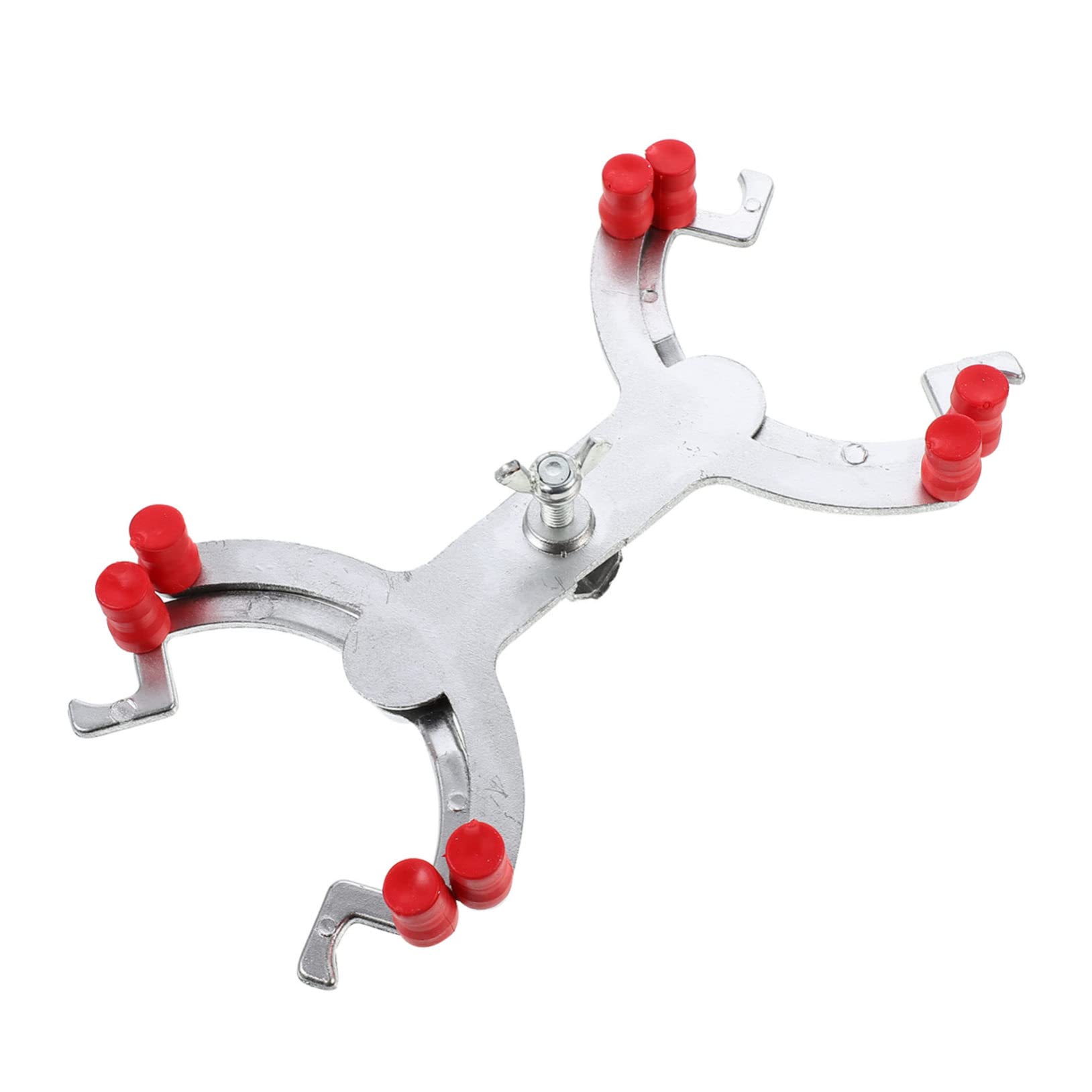 MAGICLULU 5 Pezzi Clip per Titolazione Alluminio per Laboratorio Accessorio per Tavolo Titolazione Resistente e Sicuro per Esperimenti Scientifici e Scolastici