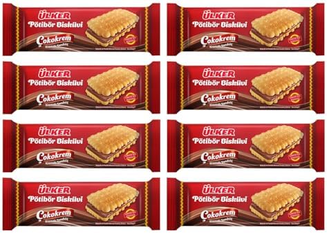 Ülker Çokokrem Kremalı Sandviç Pötibör Bisküvi 229 gr x 8 Adet - Görsel 1