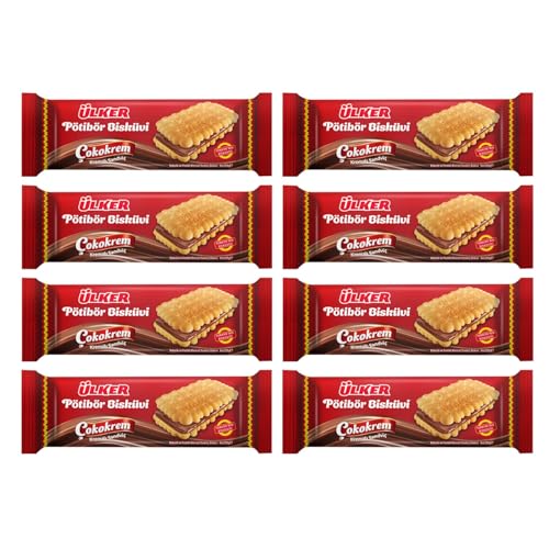Ülker Çokokrem Kremalı Sandviç Pötibör Bisküvi 229 gr x 8 Adet