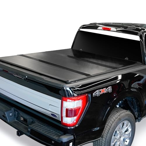 ZAPOSTS Hard Tri-Fold Truck Bed Tonneau Cover Compatible for 2015-2023