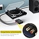 PROZOR Phono Vorverstärker Plattenspieler MM Plattenspieler Vorverstärker Kompakter, Extrem Rauscharmer Cinch Eingang/Ausgang, DC 12V Mit Netzschalter