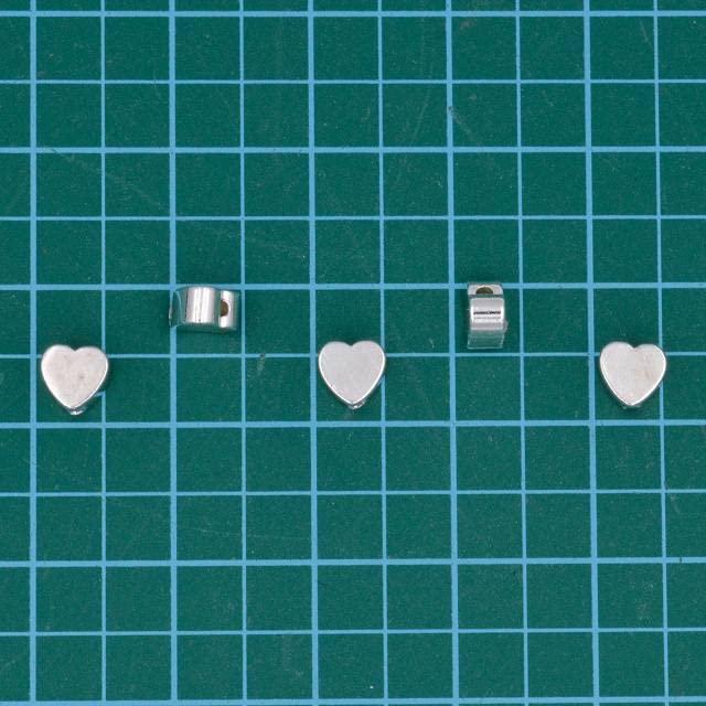 合金ビーズ　メタルビーズ　チャーム　ハート メタルビーズ ハート 横穴 ゴールド – 貴和製作所オンラインストア