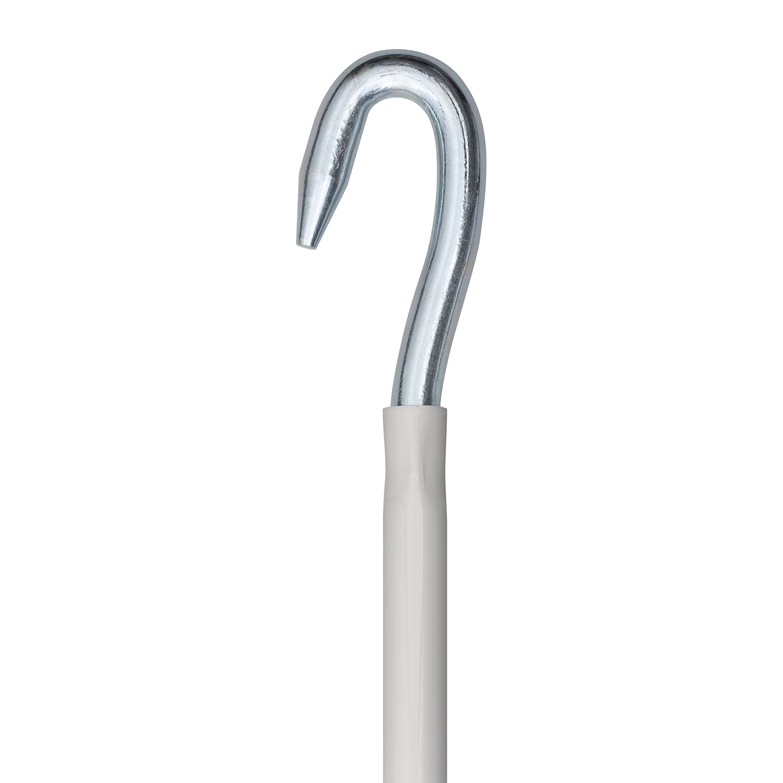 Kurbelstange für Markisen | Stahl | grau RAL 7035 | Griffhülse Kunststoff grau | Standard Haken | Länge 1000 mm - 1800 mm (1200 m)