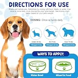 Gelenk- & Knochenschutz für Hunde, 100 % Natürliche, Unterstützt Beweglichkeit und Flexibilität, Ergänzungsmittel für Hüften und Gelenke für Hunde, Mit Speckgeschmack, 60ml