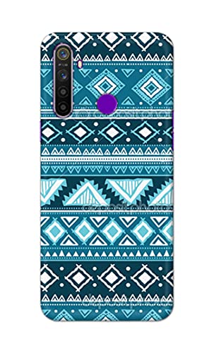 Image of PRINTFIDAA Coloured Tribal Pattern Hard Back Cover for Realme 5 / Realme 5s / Realme 5i / Realme Narzo 10 Back Cover -(P6) KAT1008