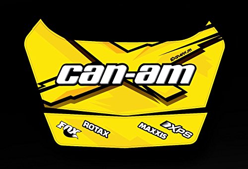 Kit déco X Team 1 Can Am autocollant coffre origine BRP quad