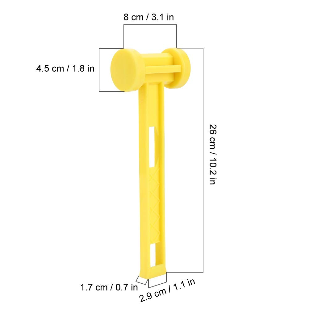 MAGT Marteau, Portable en Plastique Terre Clous Marteau Tente Légère Peg Marteau Camping en Plein Air Outils Accessoires