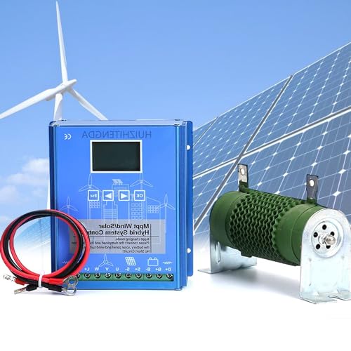Kit controlador de carga solar MPPT 10000W 48V regulador híbrido eólico para panel y turbina