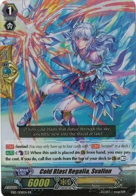 Cardfight!! Vanguard TCG - Cold Blast Regalia (EB12/008EN) - Extra Booster Pack 12: Waltz of the Goddess