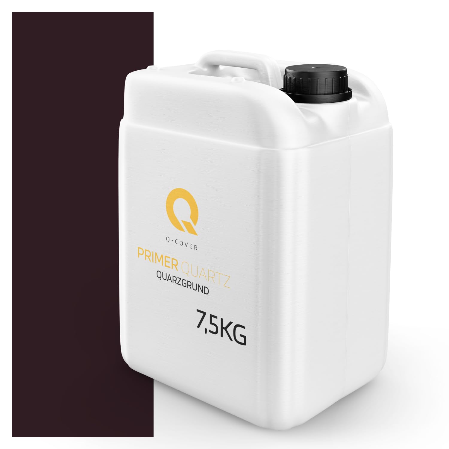 Quarzgrund für Dekorativer Putz mit Mica Dunkelbraun D825 7,5KG | Acrylatdispersion Grundiermittel Innen & Außen für Wände und Decken Grundierung Schutz Mosaikputz ca. 0,3-0,4 KG/m2