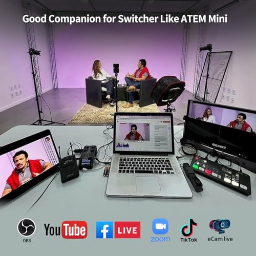 Image of FEELWORLD ATEM156 Quad-Split Monitor 4K 15.6 inch Director's Monitor with 4 x HDMI I /O Live Streaming Broadcast Display Screen for Switchers, Mixer, Studio, Television