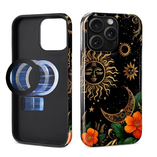 Coque iPhone 15 Pro MagSafe chic en acrylique style vintage